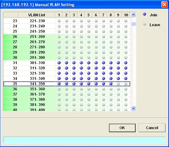To view NCT192_A GE1 and GE2 VLAN status, select NC card,