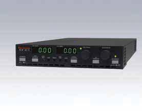 Sorensen DLM 600 Series Half Rack Programmable DC Power Supply high, half rack (8.5 inches) wide; no top or bottom clearance spacing required. rms, noise as low as 15mV p-p. 0-5kΩ.