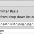 Files An advanced Files Filter Settings option is