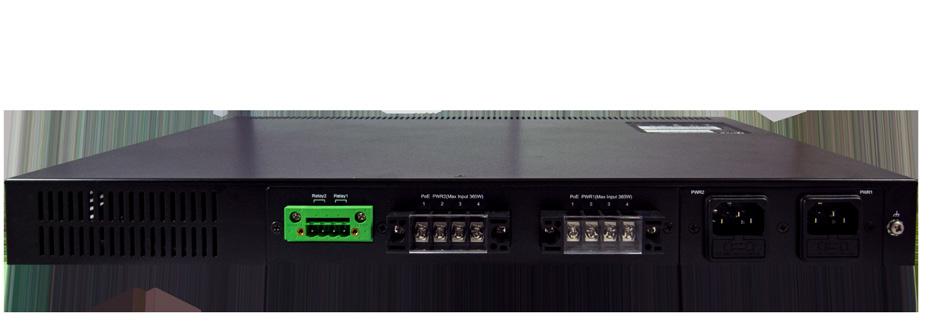 RHG7528 Series INDUSTRIAL Rack-Mount MANAGED Modular Gigabit Ethernet SWITCH FEATURE HIGHLIGHTS Maximum 28Gbps switching capacity, 95.