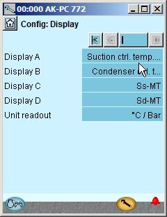 Configuration - continued Setup Display 1. Go to Configuration menu 2. Select Display setup 3.