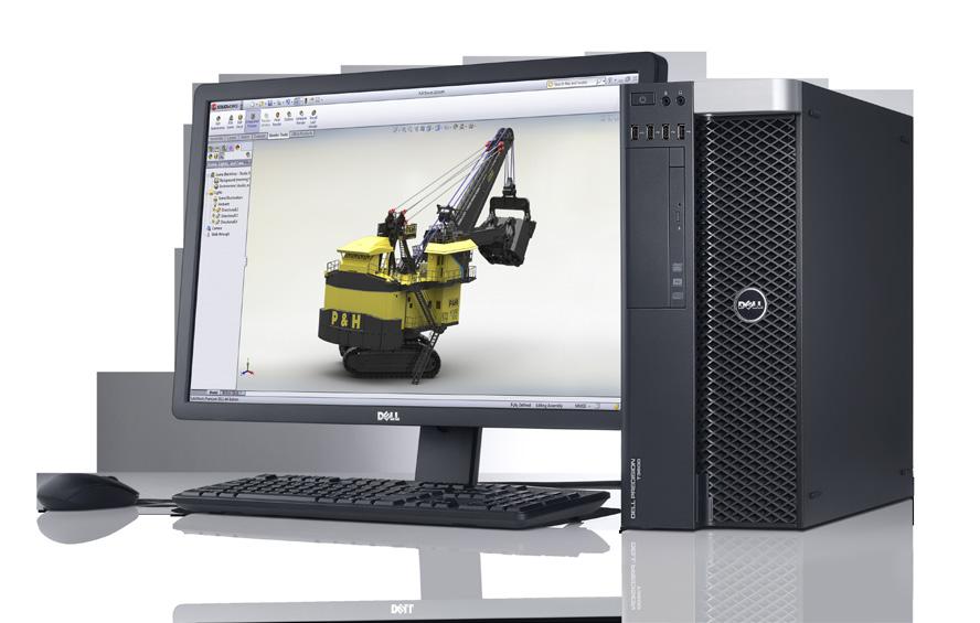 Screen image courtesy of Autodesk, Inc. Dell Precision T5600 Powerful and reliable dual socket tower workstation in a completely redesigned compact, tool-free chassis.