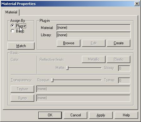 A BRIEF TOUR 3 In the Material Properties dialog box, click Plug-in, and then click