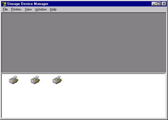The Storage Device Manager dialog box opens.