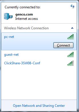 Wi-Fi: Teammate Access After you connect to the internal Wi-Fi network for the first time, your laptop should automatically connect to the building s Wi-Fi network once you disconnect from your