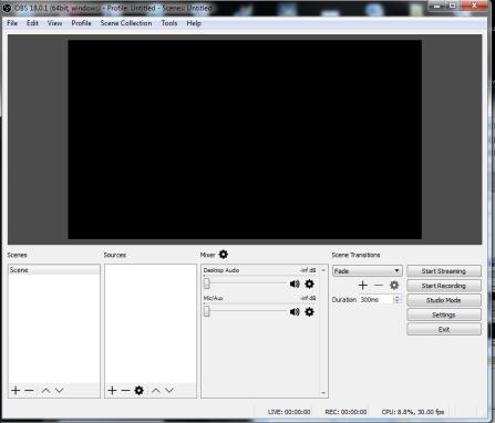 b. Using OBS (Open Broadcaster Software) for PC / Notebook Livestreaming Applications 2.