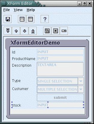 4.2 XForm Editor Quick Start 4.2.1 Customize the XForm Within the Main Window After starting the XForm Editor, the following main panel will display. Figure 4-5.