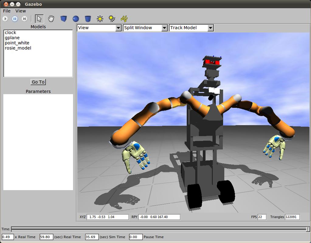 Gazebo 3D multi robot simulator with