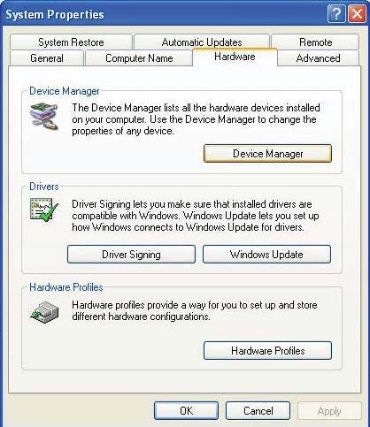 Troubleshooting the USB Drivers for Windows XP Troubleshooting the USB Drivers for Windows XP If the Found New Hardware Window did not appear when you plugged in your USB-Link or if you canceled out