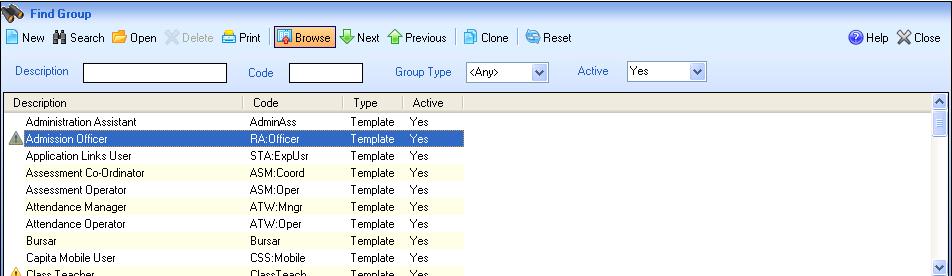 However, it has always been possible for users to modify any groups permissions although SITSS have always recommended that users do not modify permissions in System Manager s built in groups i.e. those listed as so-called Template groups.