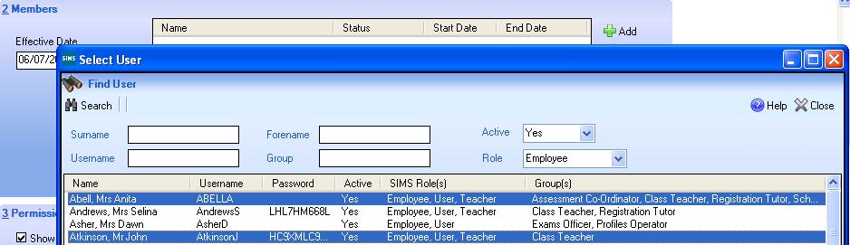 The system automatically makes the group active and sets its Type to Custom to indicate that this is a group you created, rather than one of the system s own template groups: In the Members panel,