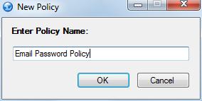 2.6.1 Add a New Password Policy Add a new password policy. 1.