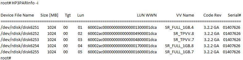 Figure 2 Get help information Get LUNs Use the -i option to view the list of LUNs that are exposed to hosts. The syntax is: # HP3PARInfo -i Figure 3 (page 9) shows the sample output.