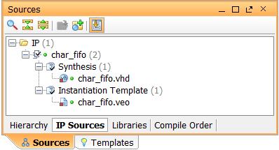 Step 3: Select and Customize the FIFO Generator 8. Select the Summary tab. This displays a summary of all the options selected as well as listing resources used for this configuration.