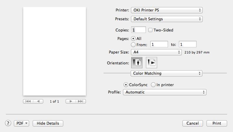 Convenient Print Functions Pages per Sheet Layout Direction Border Two-Sided Reverse page orientation Flip horizontally Selects the number of copies to be printed.
