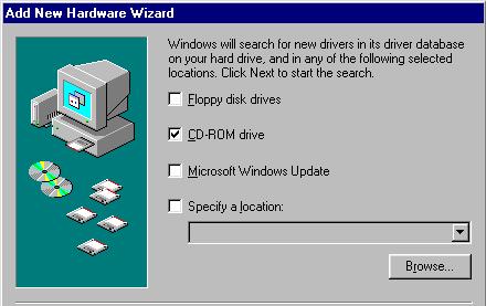 Installing the Driver Software in Windows 98 2.6 Installing the Driver Software in Windows 98 Once the AVM ISDN-Controller has been inserted in your computer, turn your computer back on.