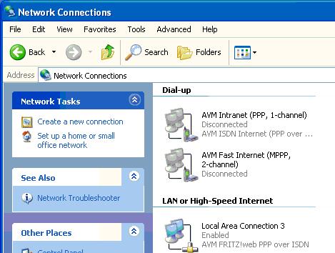 ISDN and the Internet with Windows System Services 4.6 ISDN and the Internet with Windows System Services As an alternative to FRITZ!