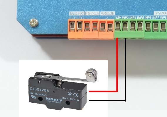 Chapter 02 Detail Feature Figure2-8. General input connect to mico switch. Figure2-9.