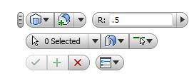Creating Fillet Features Revolve Ribbon: Model tab Modify Fillet Keyboard Shortcut: F