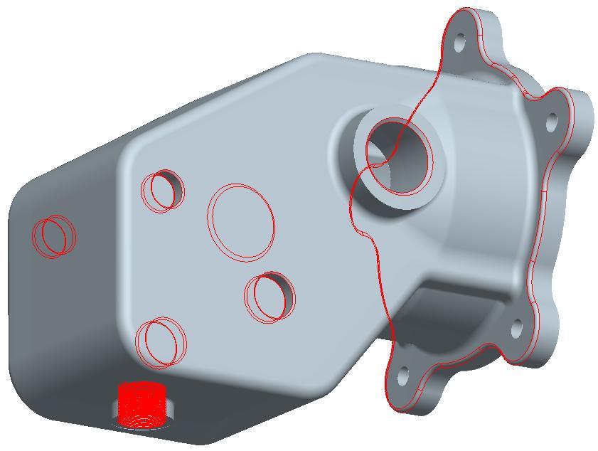 The gearbox housing Exercise Purpose: Get known with the typical workflow necessary for a simple linear static analysis in Mechanica Get known with the Mechanica UI Prerequisites: Outline: The