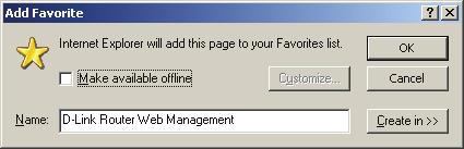 click OK. Click Cancel if you do not want to create a bookmark.