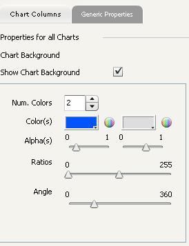 Then use the Gradient Color editor to create the required background. See the Gradient Color Editors section above for more information.