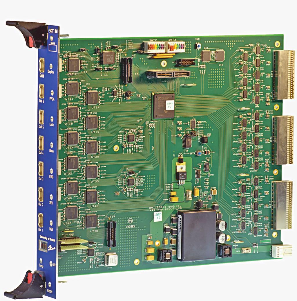 Figure 6: The Input Module motherboard. Figure 7: The fully assembled Input Module. for the IM.