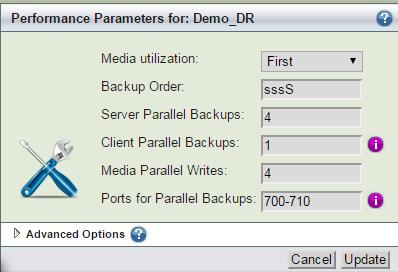 Before adjusting these settings, advanced users should study the logs and reports of previous backups, and modify parameters for each backup set as needed. 1.