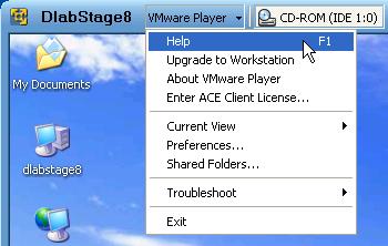 10. VM features and usage are available from the F1