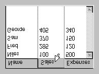 Combo box lets you enter a value into the field or select a value from the dropdown list List box can display a number of columns of data, but has no column dividers Headed List Box presents the data