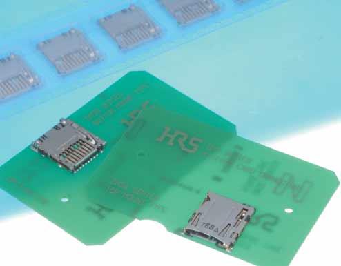 NEW microsd Card Connectors DM Series Features Common to the entire Series.