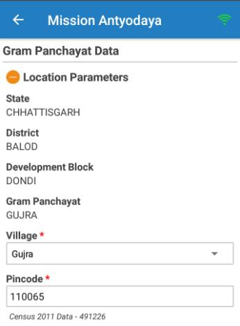 7 Add Gram Panchayat After get census data in mobile application, User needs to add gram panchayat.