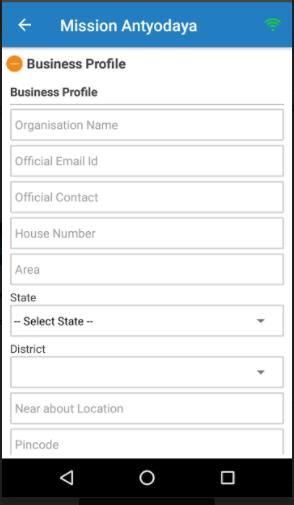 Id Proof (UIDAI Aadhaar/PAN/Passport/Voter ID/Driving License/Bank Passbook) * m. Id Number* Business Profile a.