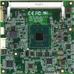 0 x 6, USB 2.0/ USB 3.0 x 1 PCI-Express [x1] x 3 COM Express Compact Module, Pin-out Type 6, COM.0 Rev. 2.1 Intel I211AT Gigabit Ethernet Intel Onboard SoC Specifications System Form Factor COM Express, Compact, Pin-out Type 6 CPU Onboard Intel Atom SoC Intel Atom N2930 (1.
