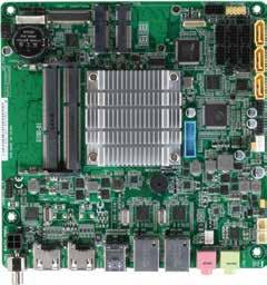 10 Industrial Motherboards EMB-BSW1 Thin Mini-ITX Embedded Motherboard with Intel Atom N3710/N3060 Processor, SATA 6.0 Gb/s x 3, USB x 10 LVDS (Top) and edp (Bottom) SODIMM x 2 USB 2.