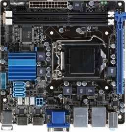 10 Industrial Motherboards EMB-B75A Mini-ITX Embedded Motherboard with Intel 2nd/3rd Generation Core i7/i5/i3 Processor DDR3 DIMM x 2 COM x 2 DIO USB 2.0 x 4 USB 3.