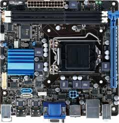 10 Industrial Motherboards EMB-B75B Mini-ITX Embedded Motherboard with Intel 2nd/3rd Generation Core i7/i5/i3 Processor ATX RS-232 USB 2.