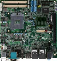 10 Industrial Motherboards EMB-QM77 Embedded Motherboard with Intel 3rd Generation Core i7/i5/celeron Quad Core/Dual Core Processor DC 12V VGA DDR3 SODIMM SATA COM USB COM LAN x 2 PCI-E [x16] LVDS