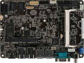 10 Industrial Motherboards EPC-CV1 Intel Atom N2600/N2800 Processor Low Profile Board with Graphics AMD HD7410M & Dual LAN SATA 3.