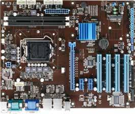 10 Industrial Motherboards IMBA-H61A ATX Industrial Motherboard with Intel 2nd/3rd Generation Core i7/i5/i3/ Pentium Processor Intel Socket 1155 for 2nd/3rd Generation Core Processor DDR3 DIMM x 2