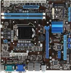 10 Industrial Motherboards IMBM-H61A Micro-ATX Industrial Motherboard with Intel 2nd/3rd Generation Core i7/i5/i3 Processor COM x 11 (Box Header) DDR3 x 2 LVDS & Backlight Control Mini-Card PCI-E 2.