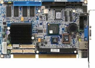 15 Half-Size SBCs - ISA HSB-800I ISA Half-Size SBC with AMD Geode LX800 Processor Onboard 128 MB Memory IDE CompactFlash (Back) Floppy COM USB2.
