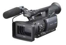 ) SD camcorder Large format consumer plasma or LCD monitor
