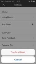 22. Reset Peel Smart Remote app In case you want to reset the app you can do so by following below steps.