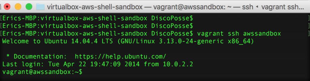 What s in the GitHub Repo to make AWS CLI work? The basic build of a sandbox machine was documented in my previous post, and the secret sauce for this is really quite easy.