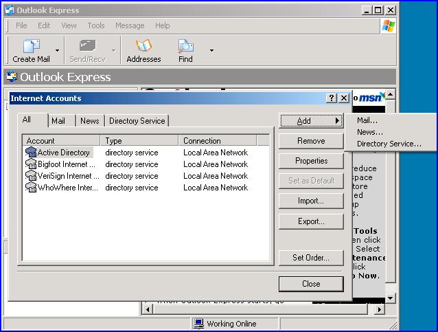 El. pašto konfigūravimas Outlook Express (integruota Windows XP) elektroninio pašto klientas Žemiau pateikta instrukcija, kaip sukonfigūruoti savo