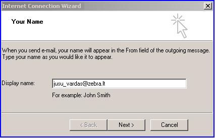 Windows XP turi būti įdiegtas SP2 arba SP3 atnaujinimų paketas. 1. Atidarykite Outlook Express programą. 2.