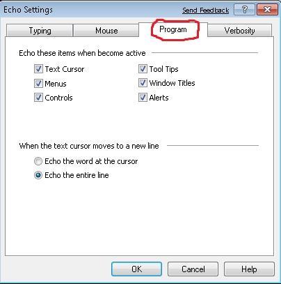 Examples are menus, the text cursor when typing, The user can also decide (or check) whether the word, or the entire