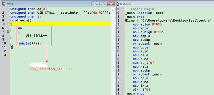 6.4 Line number error when using V3 compiler to debug? A: The following cases may be shown: a.