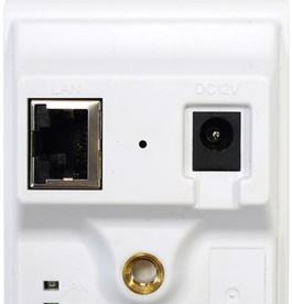15 Cube Camera 15.4 Connecting the Camera 1 2 1. Use a standard network cable to connect the camera to your network. 2. Power on using the power adapter. 3.